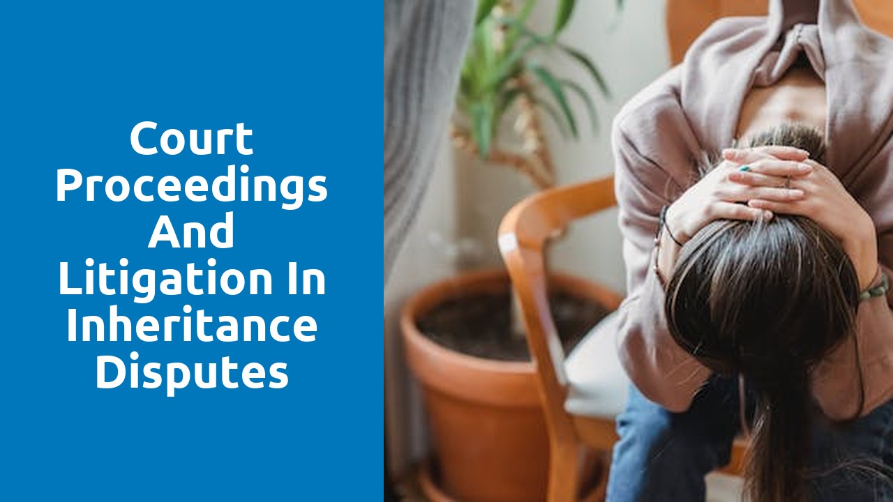 Court proceedings and litigation in inheritance disputes